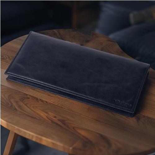 Porte Chéquier en Cuir Véritable