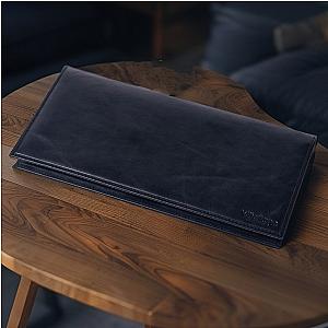 Porte Chéquier en Cuir Véritable