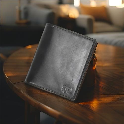 Portefeuille USA 6 Cartes en Cuir Véritable