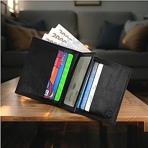 Portefeuille USA 6 Cartes en Cuir Véritable