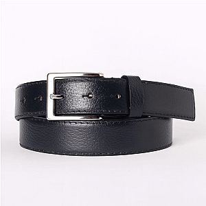 Ceinture Homme en Cuir Texturé et Cousu
