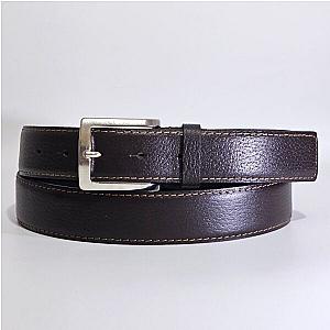 Ceinture Homme en Cuir Texturé et Cousu