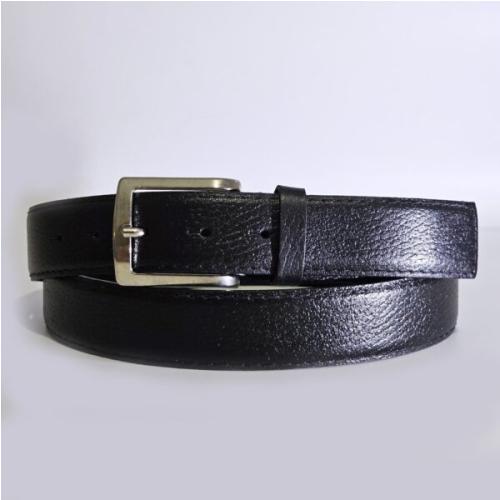Ceinture Homme en Cuir Texturé et Cousu