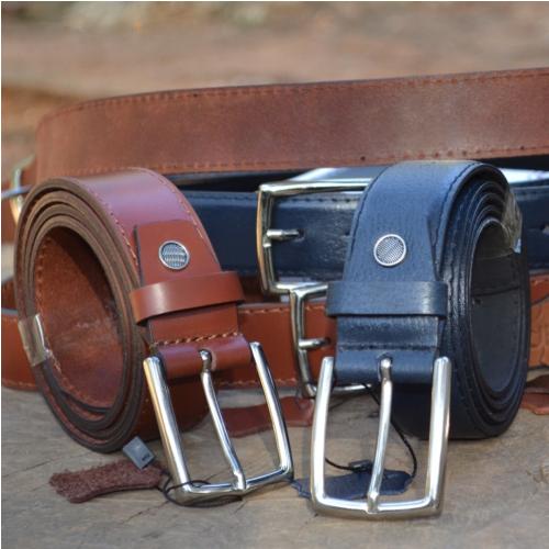 Pack 2 Ceintures Homme en Cuir