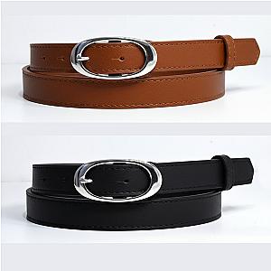 Pack 2 Ceintures Femme en Cuir