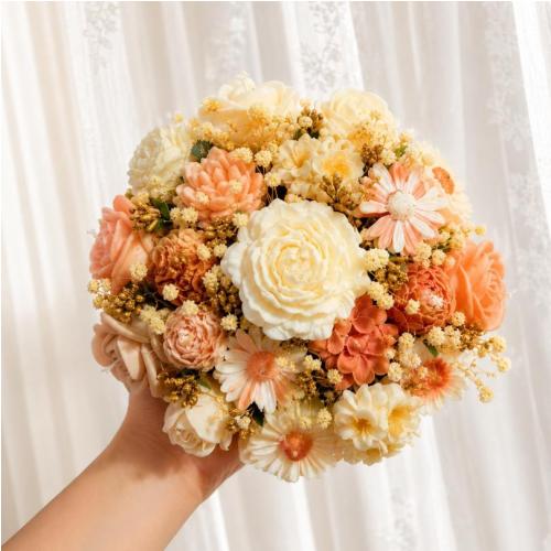 Vase de Fleurs en Bougie Parfumée