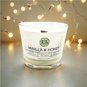  Bougie Parfumée Vanille Miel