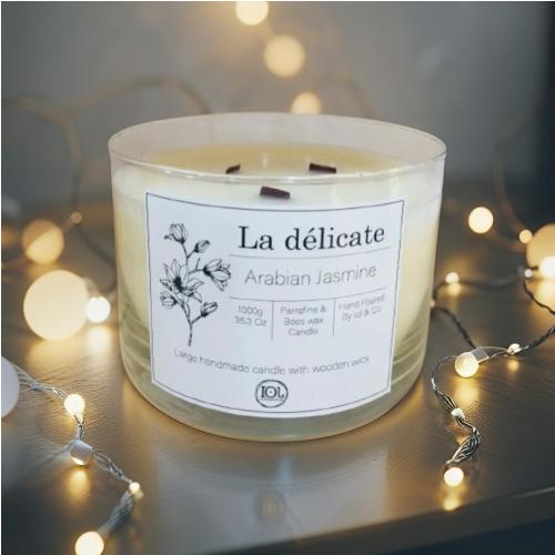 Bougie Parfumée Jasmin 1000g