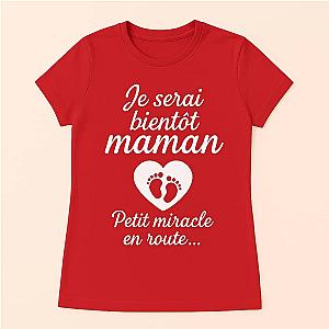 T-shirt Naissance Maman