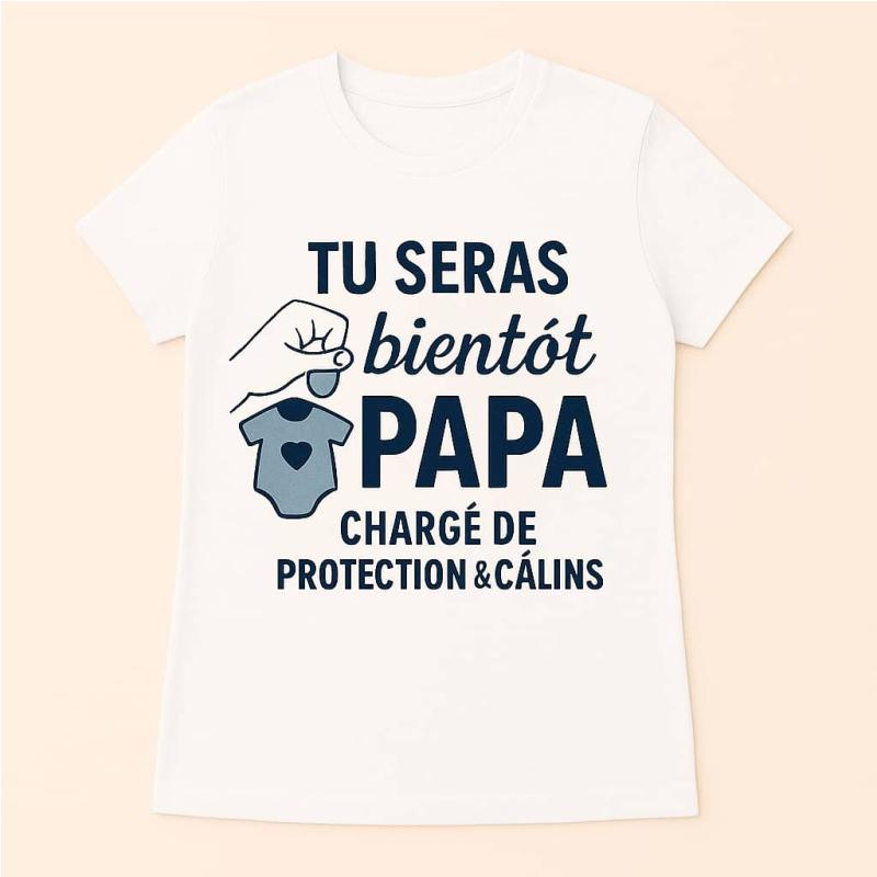 T-shirt Naissance Papa