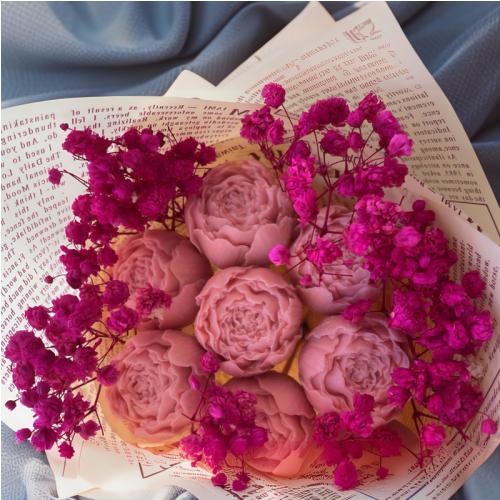Petit Bouquet de Roses en Chocolat