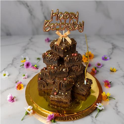Brownie tower