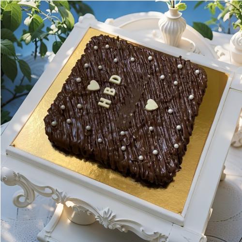 Brownie Cake Personnalisé