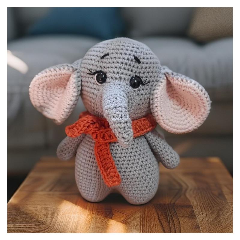 Doudou Elephant au Crochet