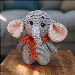 Doudou Elephant au Crochet