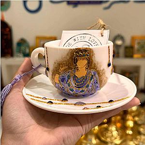 Tasse à Café Peinte à la Main