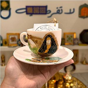 Tasse à Café Peinte à la Main