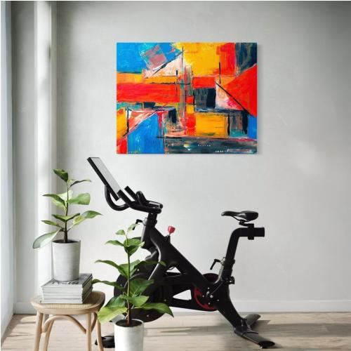 Cadre Art Abstrait Impression sur toile