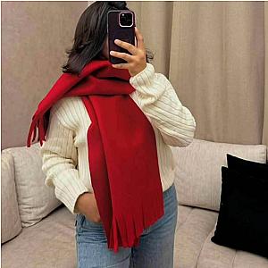 Écharpe Rouge – Élégante & intemporelle