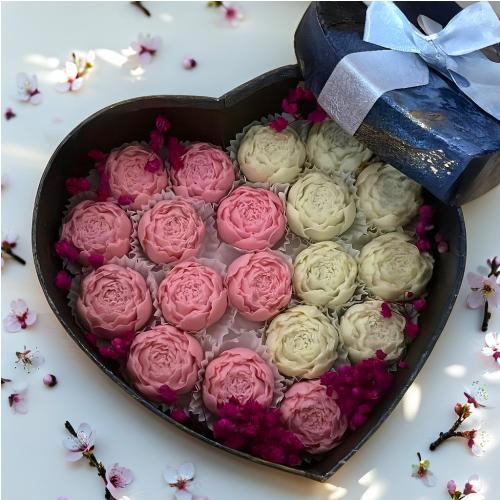 Box de Roses en Chocolat